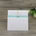 Simple Style Greeting Card Lace Invitation Foil Printing Thank You Card 